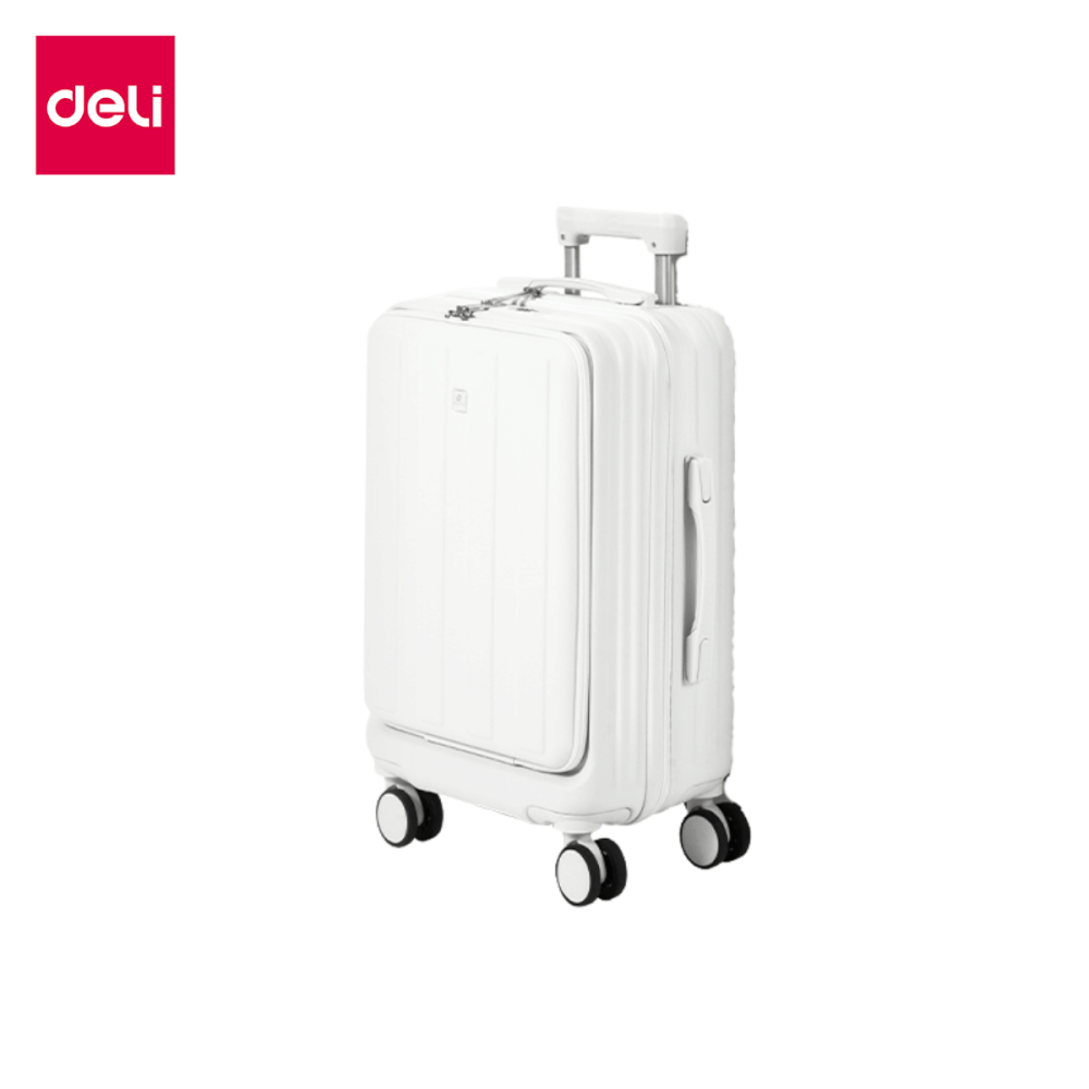 กระเป๋าเดินทางล้อลาก DELI EH1054-WH-24-01 24นิ้ว สีขาว